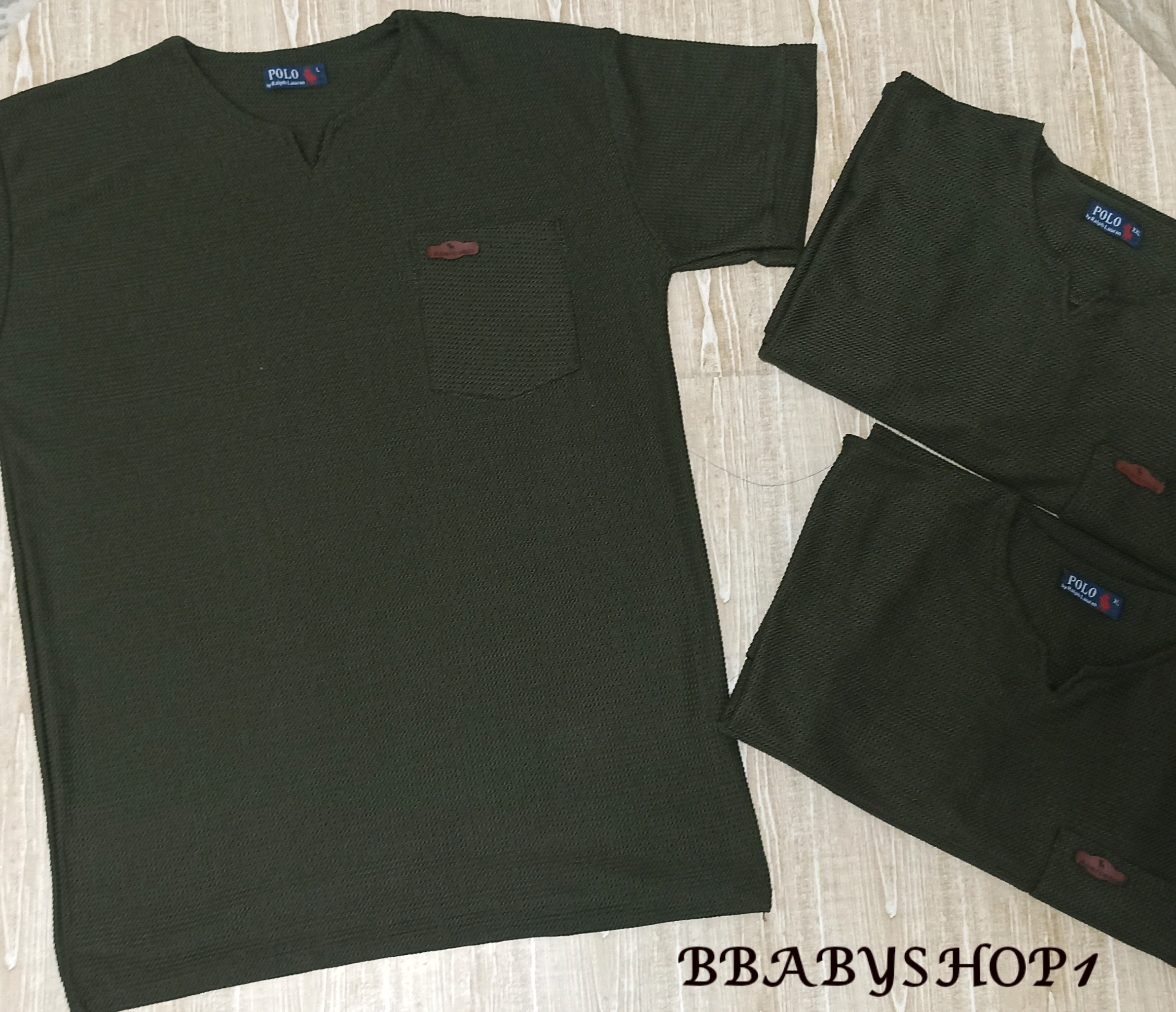 تیشرت مردانه پسرانه یقه کوبایی