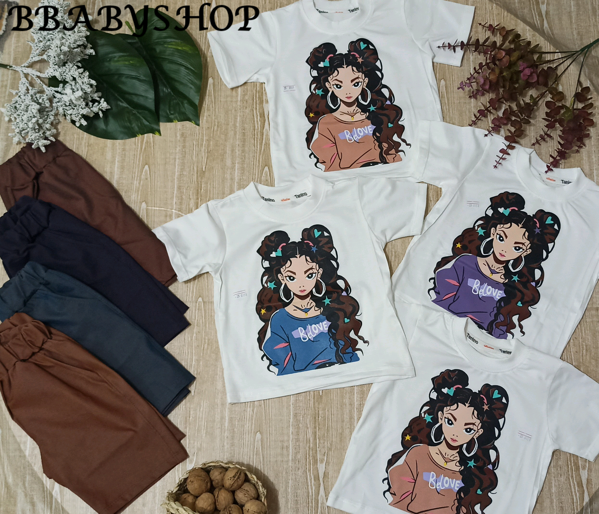 تیشرت و شلوارک بچگانه(دخترانه)