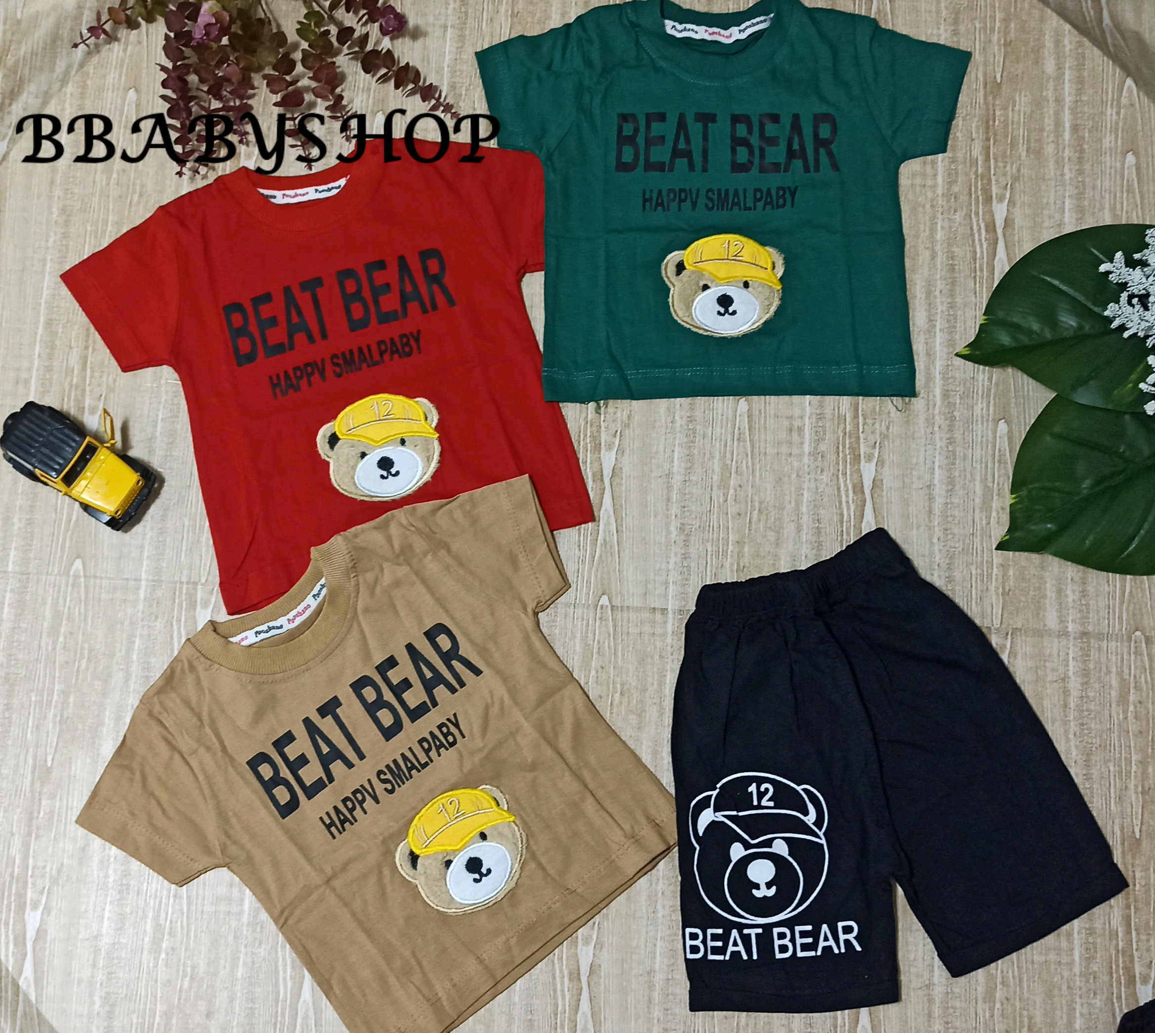 تیشرت و شلوارک کله خرس بچگانه