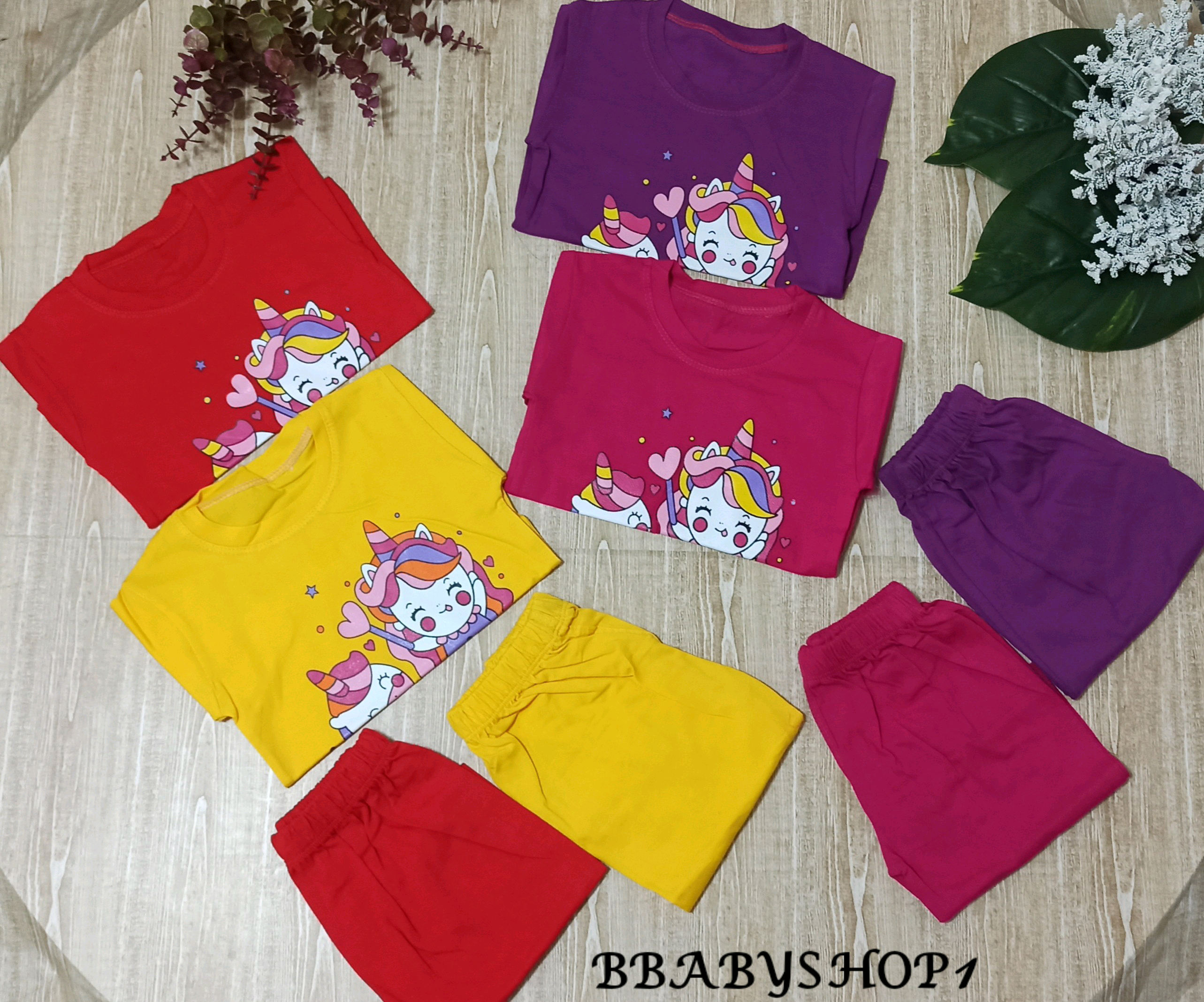 تیشرت و شلوارک اسب تک دخترانه