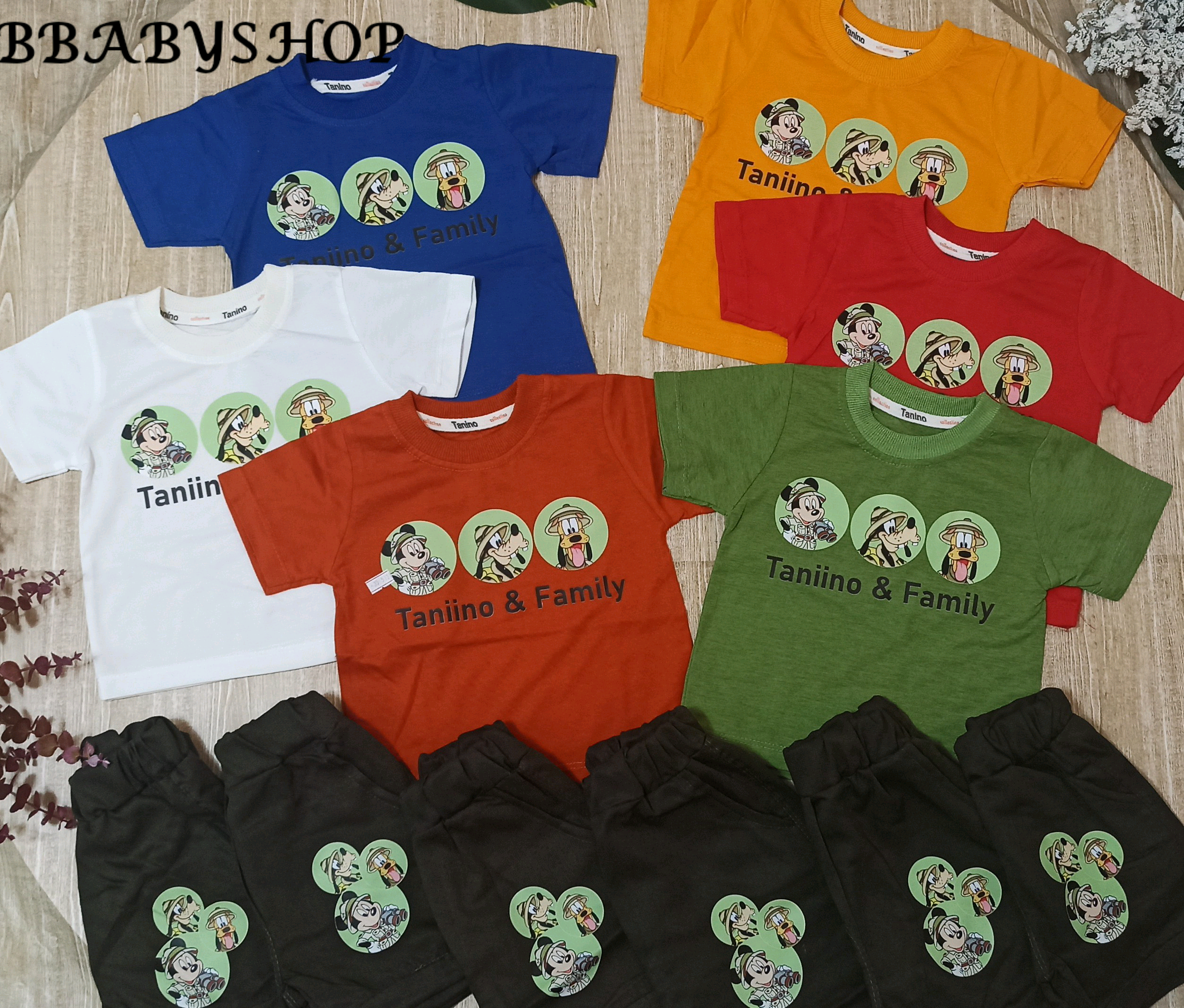 تیشرت و شلوارک بچگانه گوفی (پسرانه)