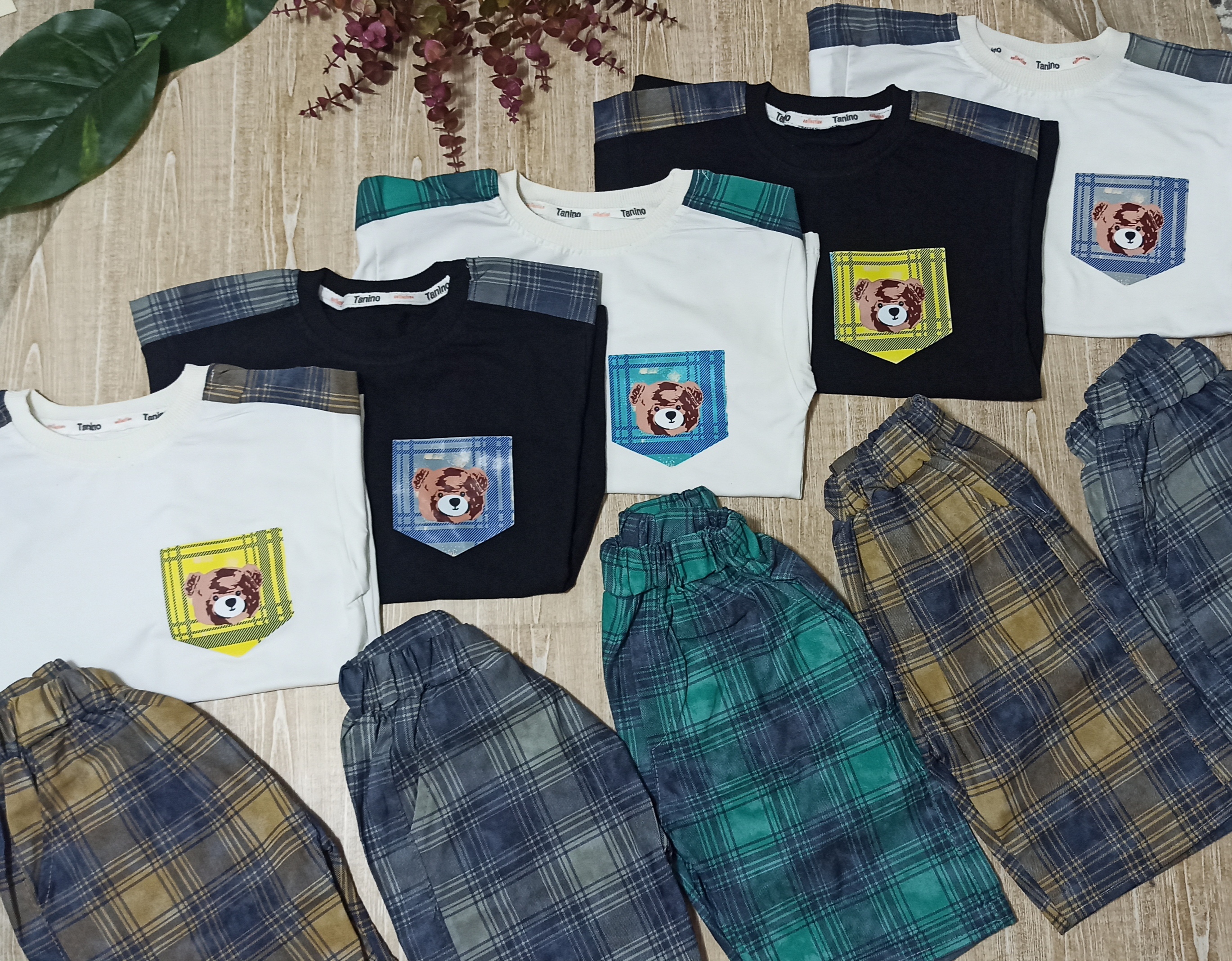 تیشرت و شلوارک بچگانه چاپ خرس