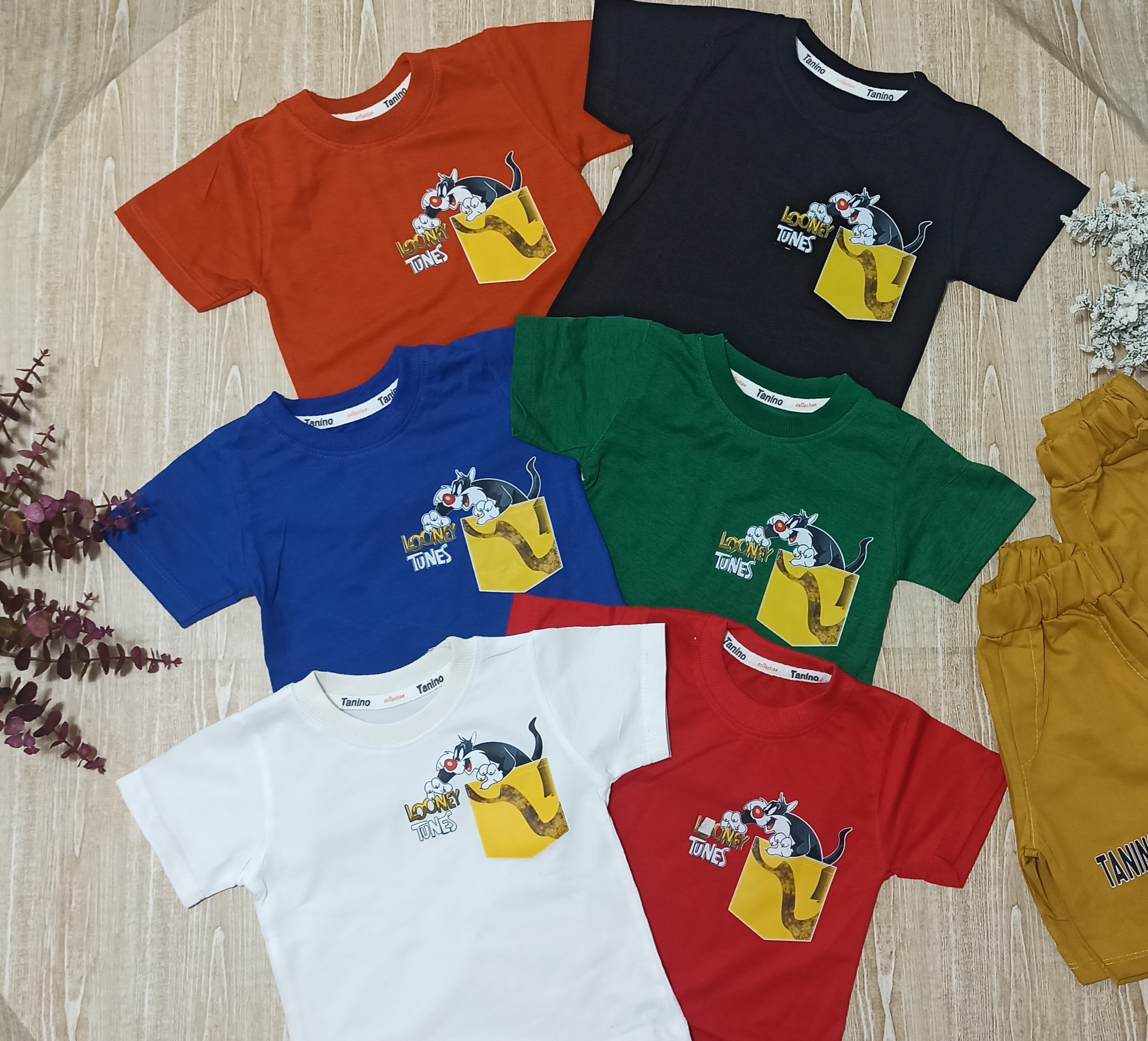 تیشرت وشلوارک بچگانه تام وجری