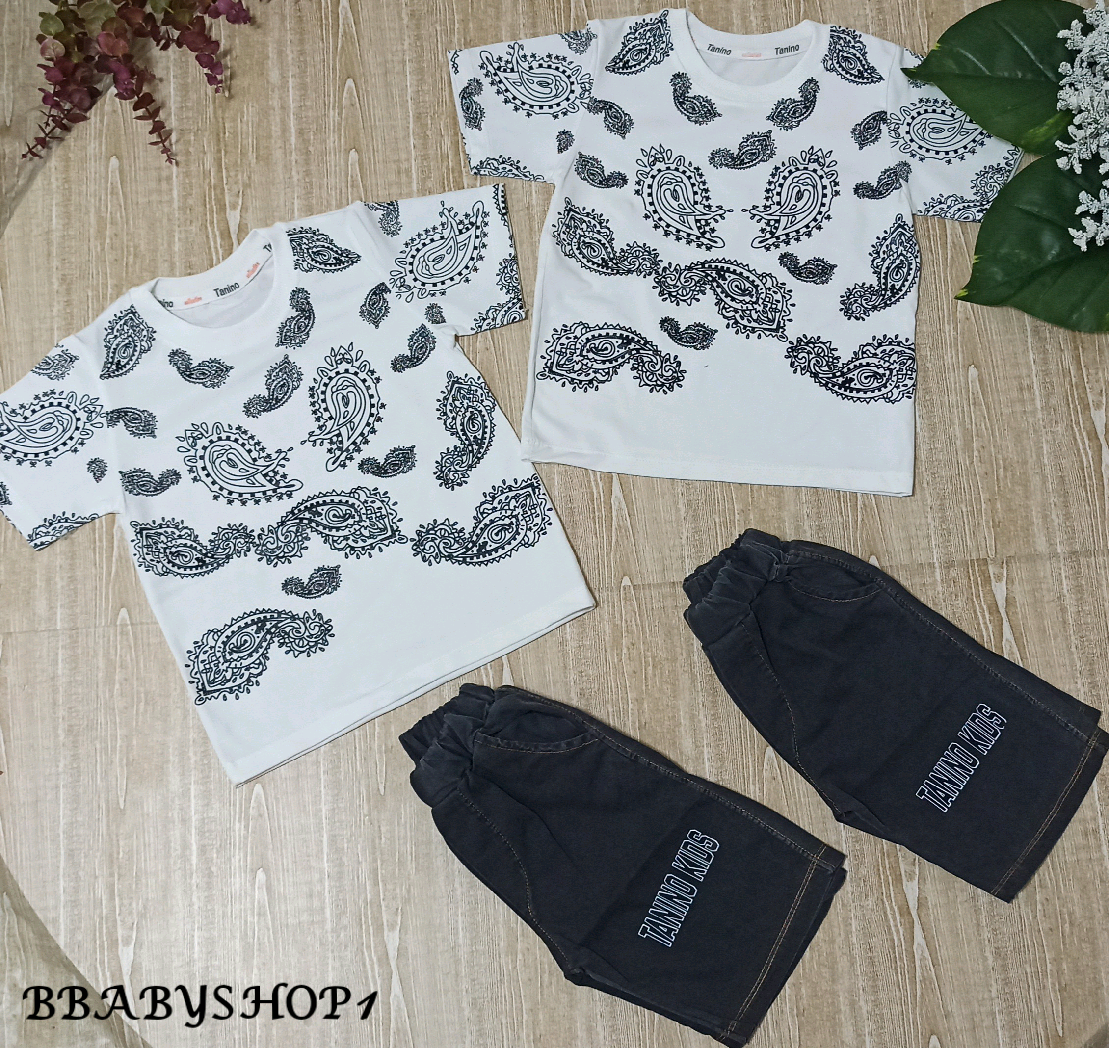 تیشرت و شلوارک ترمه بچگانه